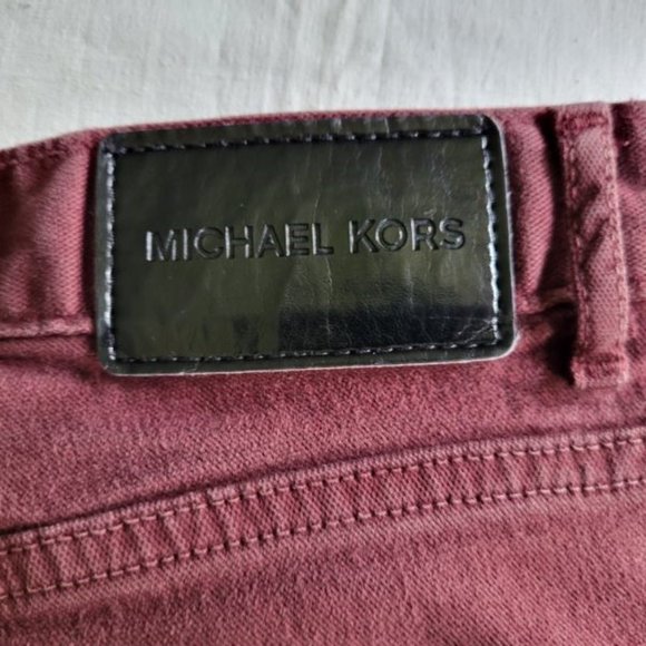 Michael Kors burgundy jeans - Picture 3 of 7
